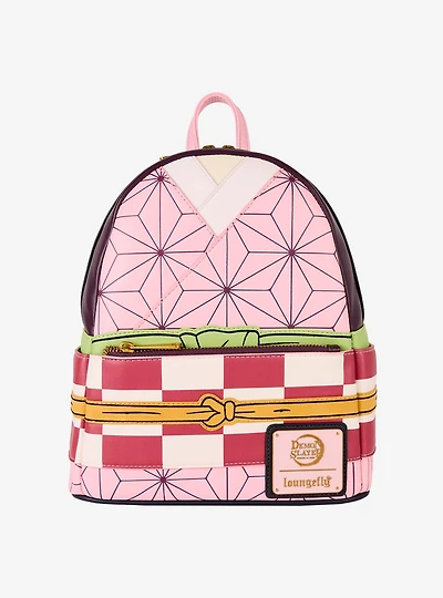 Loungefly Demon Slayer: Kimetsu no Yaiba Nezuko Kamado Figural Mini Backpack