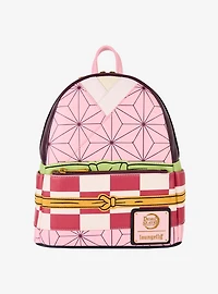 Loungefly Demon Slayer: Kimetsu no Yaiba Nezuko Kamado Figural Mini Backpack
