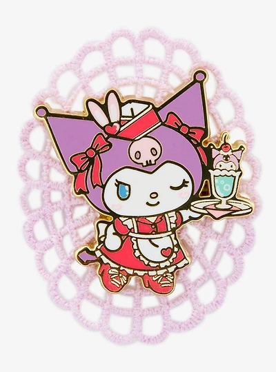 Sanrio Kuromi Diner Lace Enamel Pin — BoxLunch Exclusive