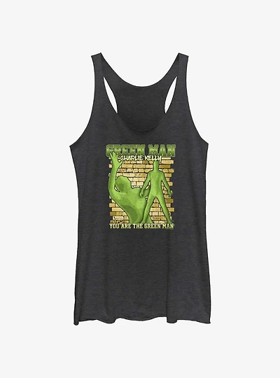 It's Always Sunny Philadelphia Green Man Womens Tank Top