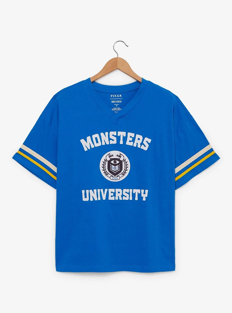 Disney Pixar Monsters University School Crest Women's T-Shirt - BoxLunch Exclusive