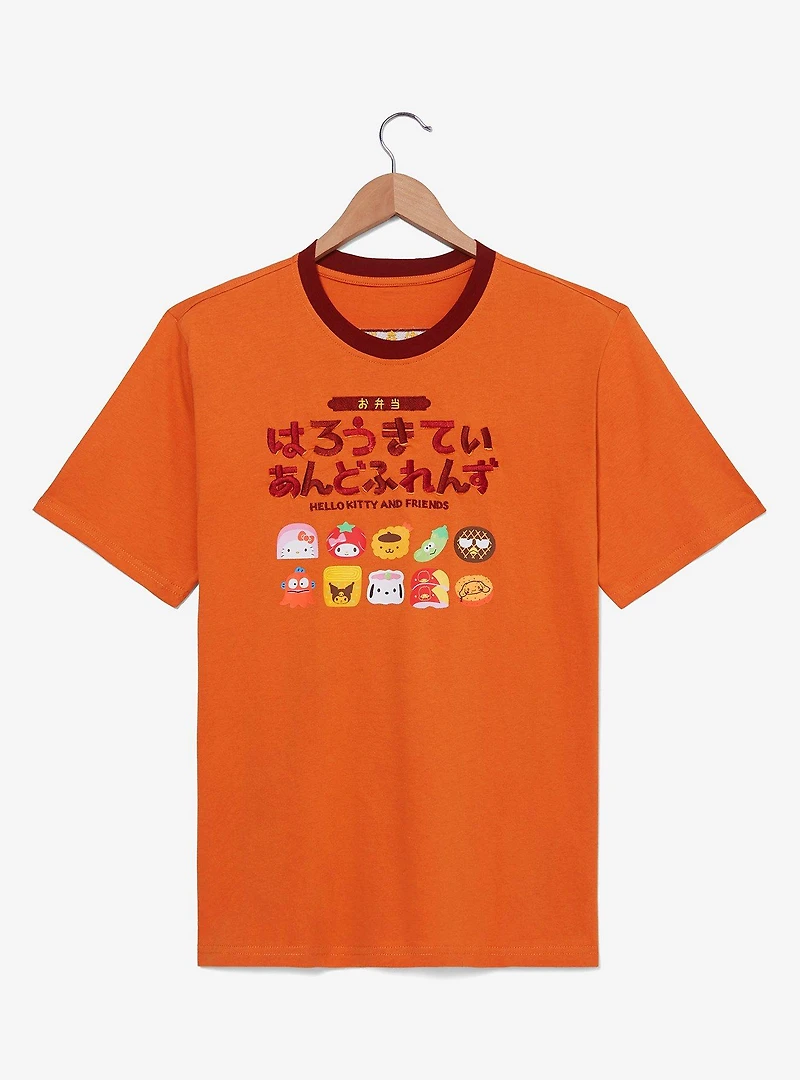 Sanrio Hello Kitty & Friends Bento Box Foods Ringer T-Shirt - BoxLunch Exclusive