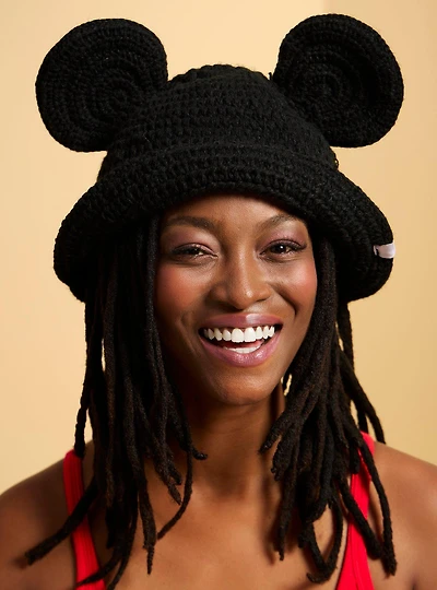 Disney Mickey Mouse Figural Knit Bucket Hat — BoxLunch Exclusive