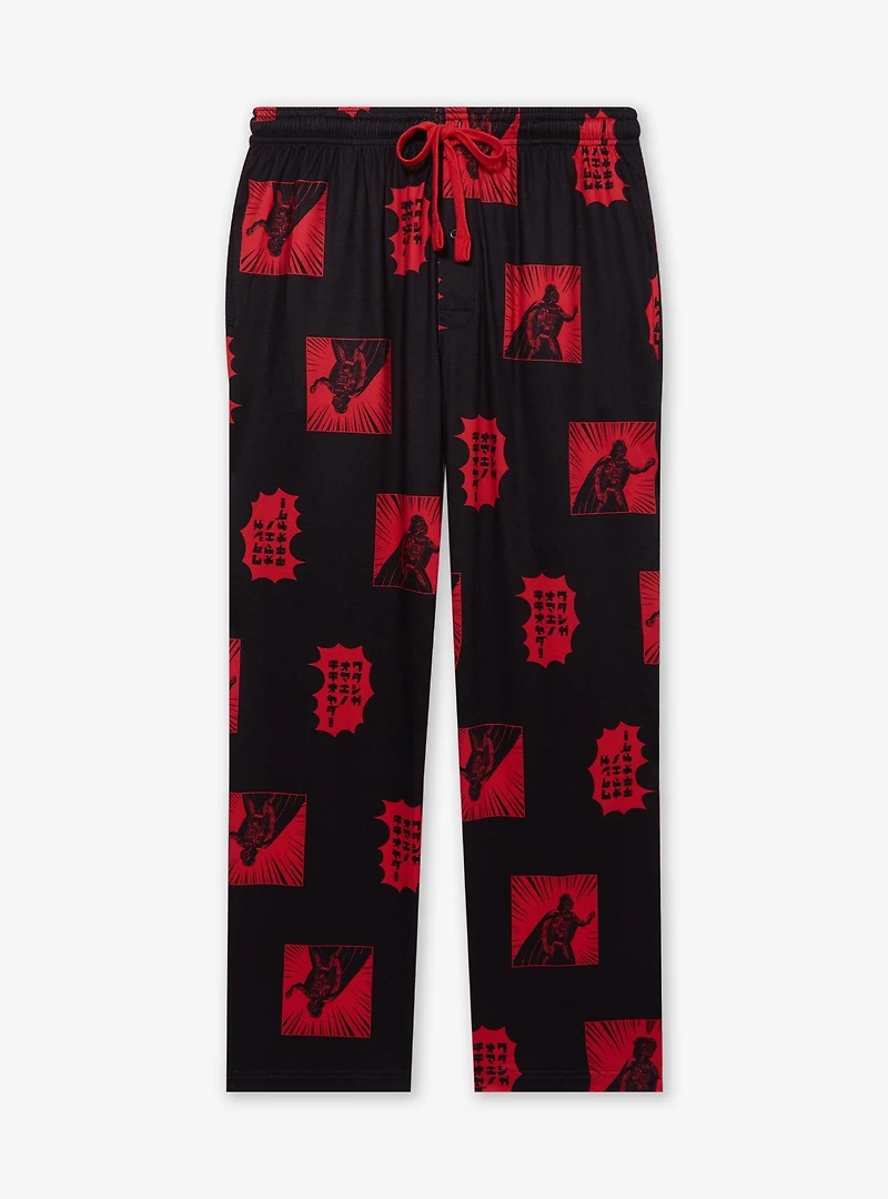 Star Wars Darth Vader Comic Panels Allover Print Sleep Pants - BoxLunch Exclusive