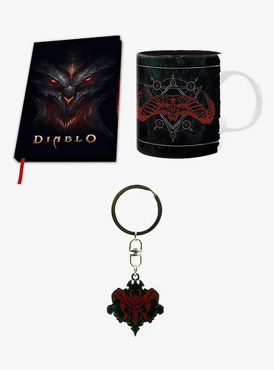 Diablo Notebook Mug & Keychain Bundle