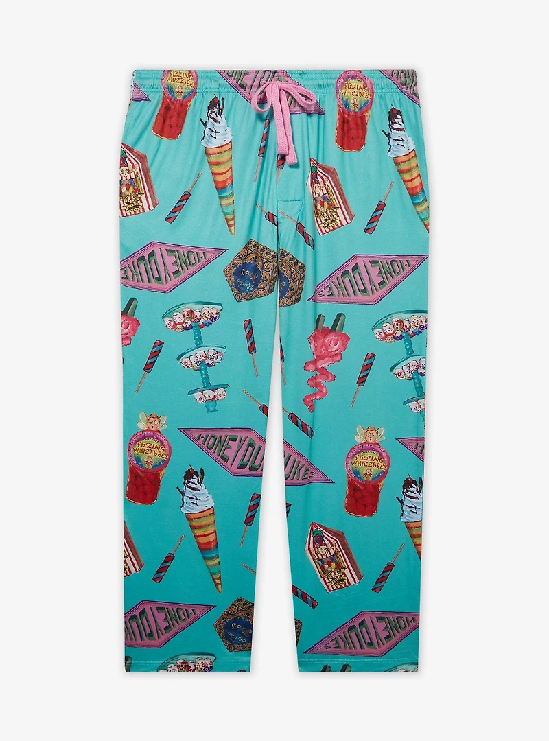 Harry Potter Honeydukes Sweet Treats Allover Print Women's Plus Sleep Pants — BoxLunch Exclusive