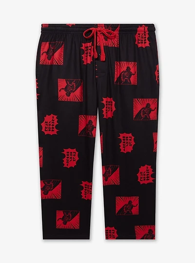 Star Wars Darth Vader Comic Panels Allover Print Women's Plus Sleep Pants - BoxLunch Exclusive
