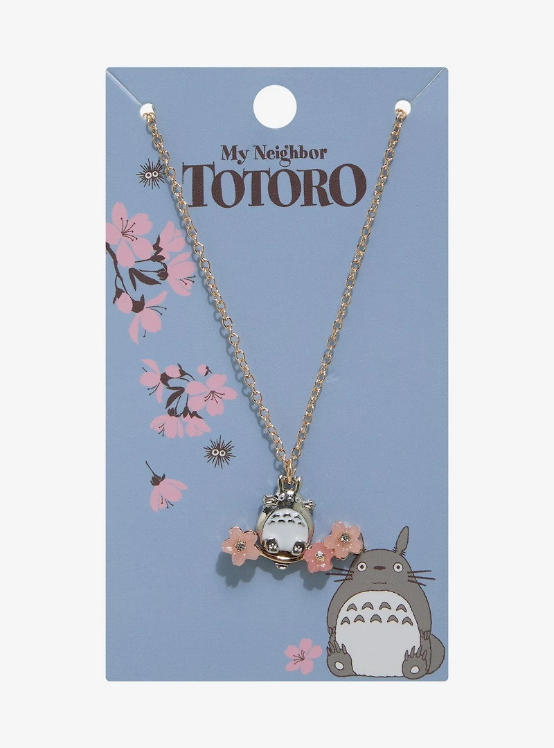 Studio Ghibli® My Neighbor Totoro Cherry Blossom Totoro Necklace - BoxLunch Exclusive