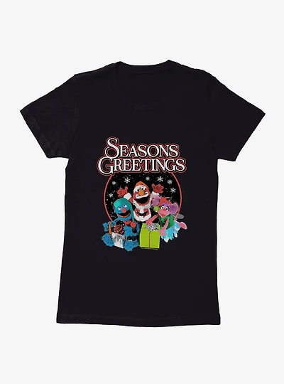 Sesame Street Seasons Greetings Womens T-Shirt