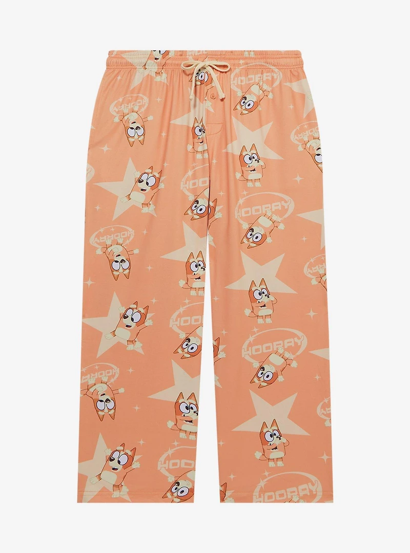 Bluey Bingo Hooray Allover Print Women's Plus Sleep Pants — BoxLunch Exclusive