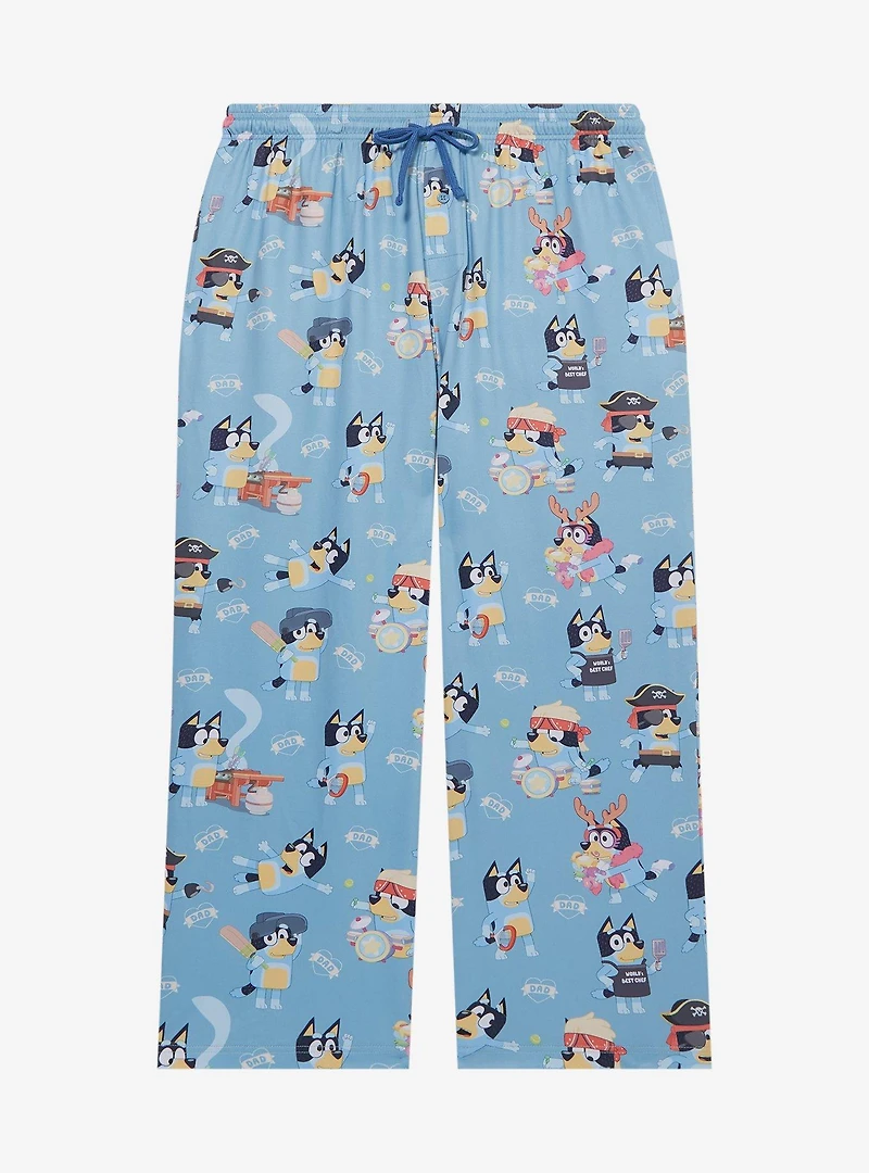 Bluey Bandit Costumes Allover Print Women's Plus Sleep Pants — BoxLunch Exclusive