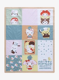 Sanrio Hello Kitty and Friends Bento Box Quilted Baby Blanket - BoxLunch Exclusive