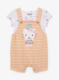 Sanrio Hello Kitty Bento Box Striped Infant Overall & T-Shirt Set - BoxLunch Exclusive