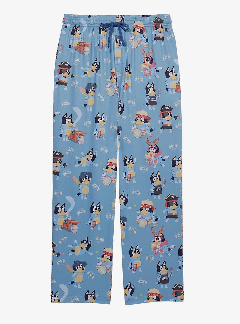 Bluey Bandit Looks Allover Print Sleep Pants — BoxLunch Exclusive