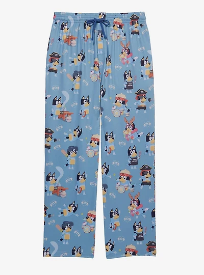 Bluey Bandit Looks Allover Print Sleep Pants — BoxLunch Exclusive