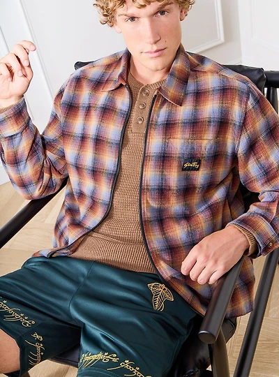 the Lord of Rings Leaf Lorien Embroidered Mesh Shorts - BoxLunch Exclusive