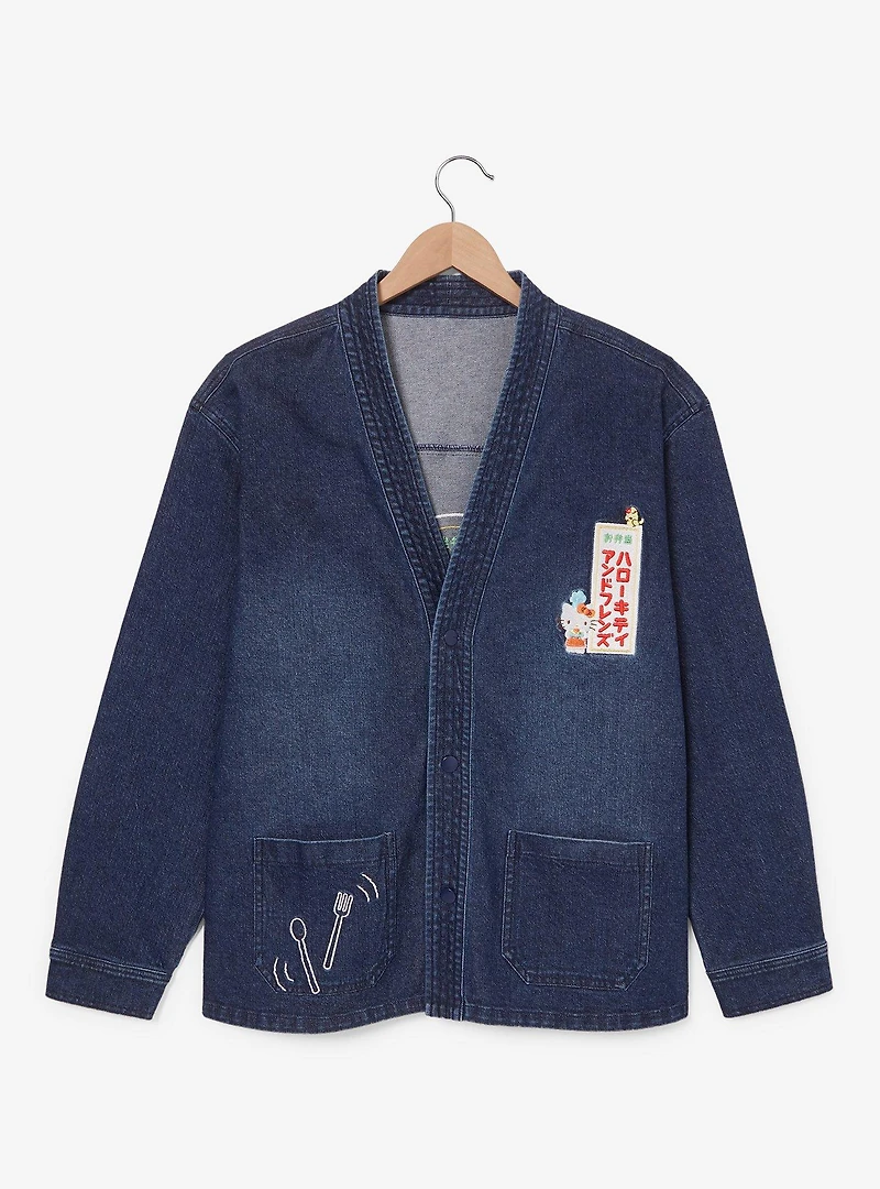 Sanrio Hello Kitty and Friends Bento Box Kimono Denim Jacket - BoxLunch Exclusive