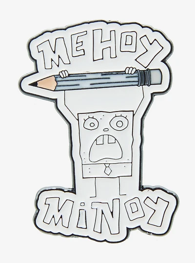 SpongeBob SquarePants DoodleBob UV Light Reactive Enamel Pin
