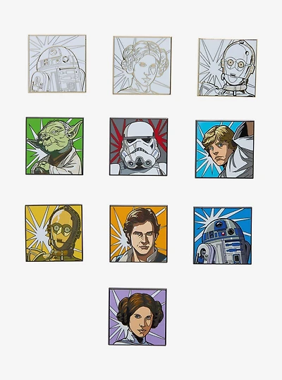 FiGPiN Star Wars Character Portraits Blind Box Enamel Pin