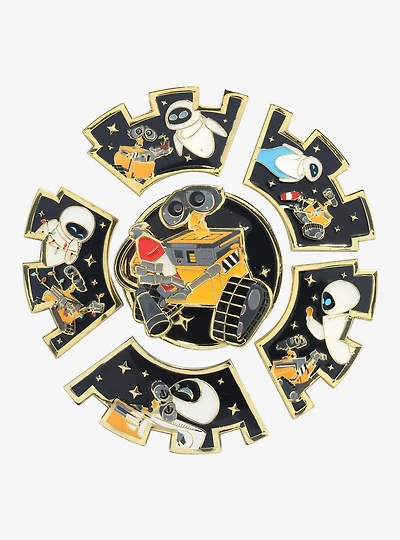 Loungefly Disney Pixar WALL-E EVE & WALL-E Puzzle Blind Box Enamel Pin - BoxLunch Exclusive