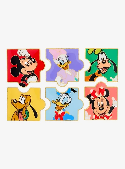 Loungefly Disney Mickey & Friends Puzzle Blind Box Enamel Pin
