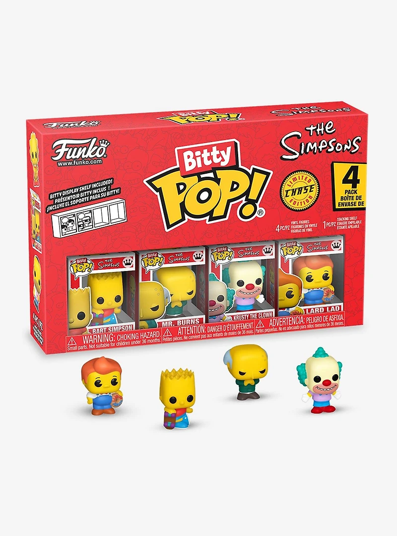 Funko Bitty Pop! The Simpsons Bart Simpson & Friends Mini Vinyl Figure Set