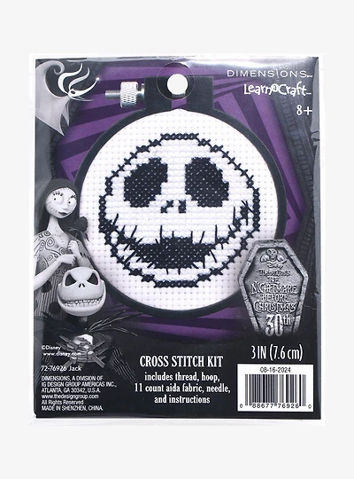 Disney The Nightmare Before Christmas Jack Skellington Cross Stitch Kit