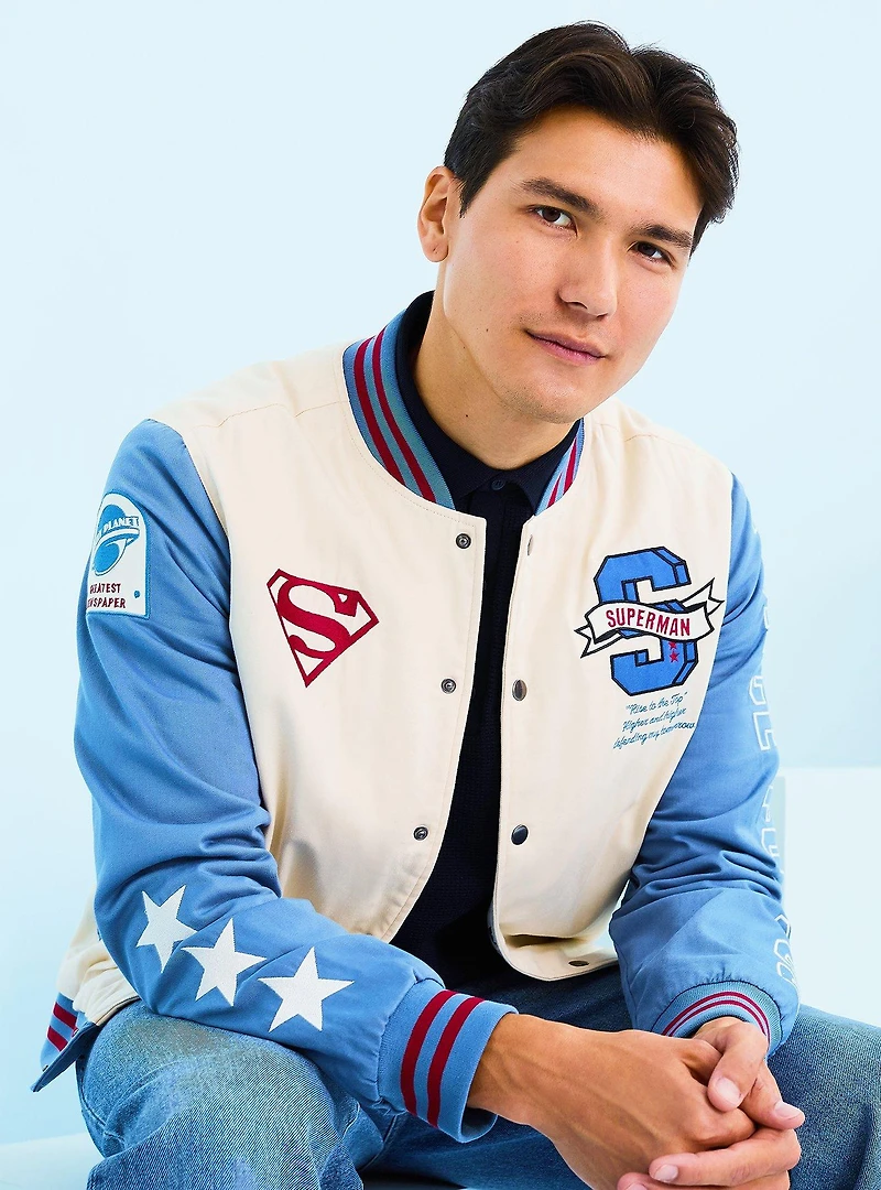 DC Comics Superman Icons Varsity Jacket - BoxLunch Exclusive