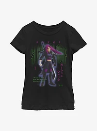Disney Pixar Inside Out 2 Cursed Warrior Youth Girls T-Shirt