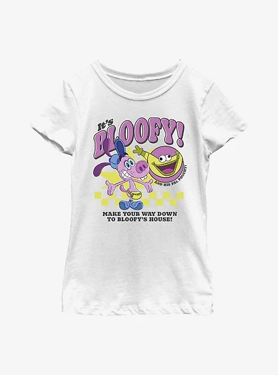 Disney Pixar Inside Out 2 Bloofy And Pouchy Youth Girls T-Shirt