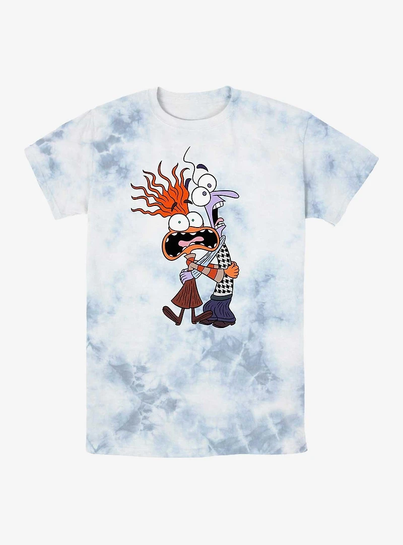 Disney Pixar Inside Out 2 Anxiety And Fear Tie-Dye T-Shirt