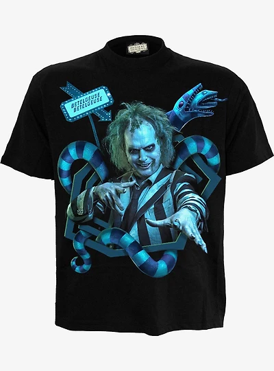 Spiral Beetlejuice 2 Sandworm Portal Front Print T-Shirt