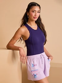 Disney Lilo & Stitch Sparkle Symbols Women's Shorts - BoxLunch Exclusive