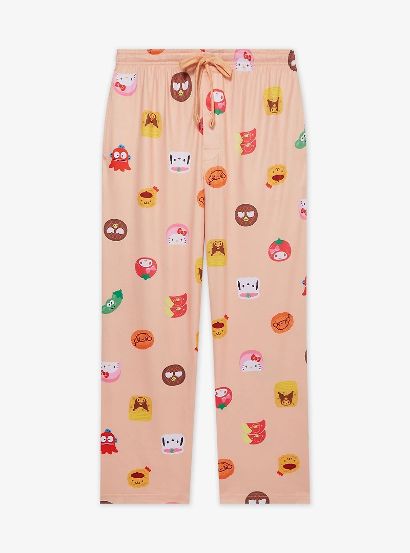 Sanrio Hello Kitty and Friends Bento Box Snacks Allover Print Sleep Pants - BoxLunch Exclusive