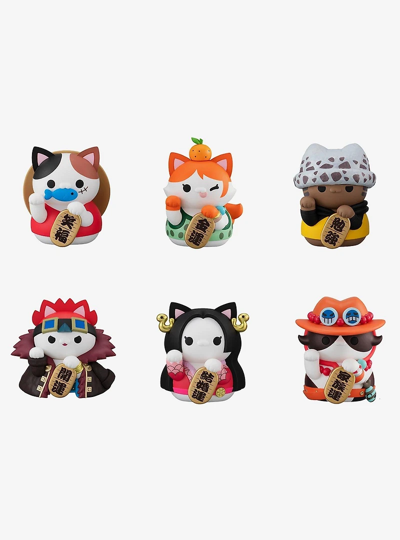 Megahouse One Piece Mega Cat Project Nyan Piece Nyaan! Beckoning Cat (Lucky Cat Pirates) Blind Box Figure