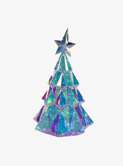 Pre-Lit Cool White Fairy LED Holographic Christmas Tree