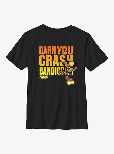Crash Bandicoot Dr. Neo Darn You Youth T-Shirt