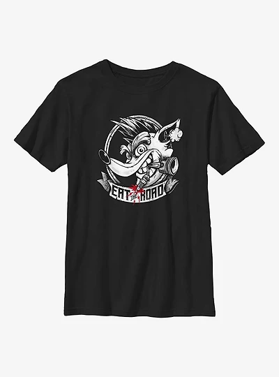 Crash Bandicoot Eat The Road Youth T-Shirt