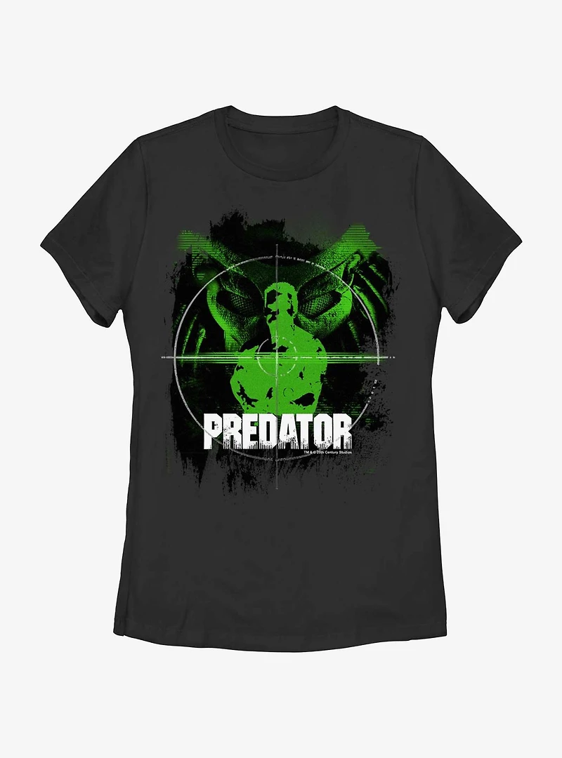 Alien Predator Pointer Womens T-Shirt