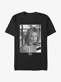 Buffy The Vampire Slayer Portrait Style Logo T-Shirt
