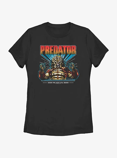 Alien Pred Triangle Womens T-Shirt