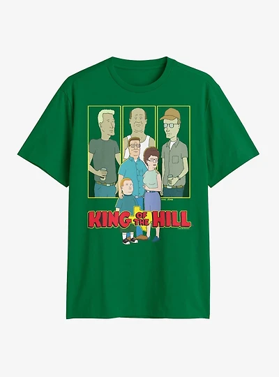 King of the Hill Gang Panels T-Shirt