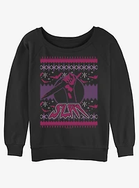 Buffy The Vampire Slayer Sweater Womens Slouchy Sweatshirt