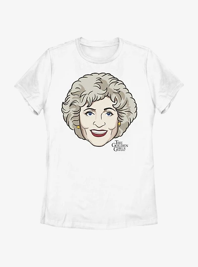 Golden Girls Rose Bigface Womens T-Shirt