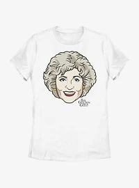 Golden Girls Rose Bigface Womens T-Shirt