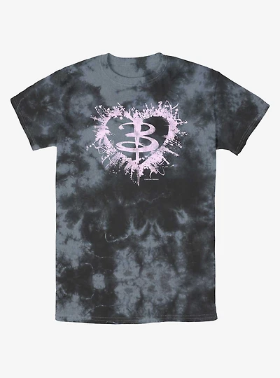 Buffy The Vampire Slayer Heart Tie-Dye T-Shirt