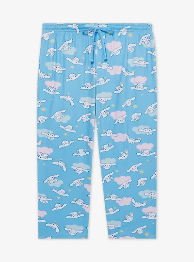 Sanrio Cinnamoroll Clouds Allover Print Women's Plus Sleep Pants - BoxLunch Exclusive
