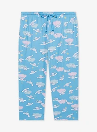 Sanrio Cinnamoroll Clouds Allover Print Women's Plus Sleep Pants - BoxLunch Exclusive