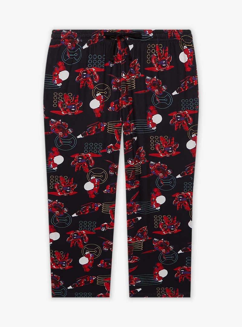 Disney Big Hero 6 Baymax Suit Allover Print Women's Plus Sleep Pants - BoxLunch Exclusive