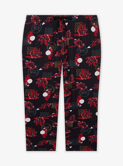Disney Big Hero 6 Baymax Suit Allover Print Women's Plus Sleep Pants - BoxLunch Exclusive